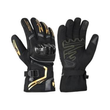 Imagem de Luvas De Motocicleta Impermeáveis E Quentes Para O Inverno Com Isolame