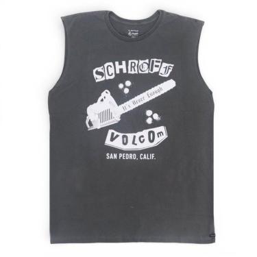 Imagem de Regata Volcom Especial Schroff "Machão"- Preto-Masculino