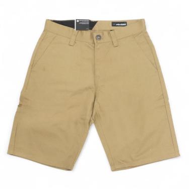Imagem de Bermuda Volcom Chino Walk Frickin - Khaki Escuro (Importado)-Masculino