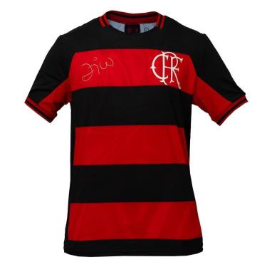 Imagem de Camisa Flamengo Retrô Zico Bench - Masculino-Masculino