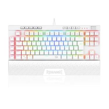 Imagem de Teclado Mecânico Gamer Redragon Magic-Wand Pro RGB, Switch Vermelho, ABNT2, Branco - K587w-RGB