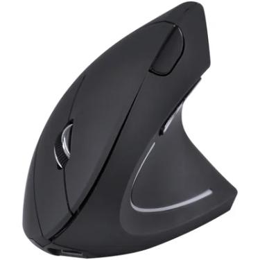 Imagem de Mouse Sem Fio Vinik Recarregável, 2.4 Ghz, Vertical Ergonômico, Ortopédico, Power Fit 1600 Dpi, Preto, Usb, Pm3