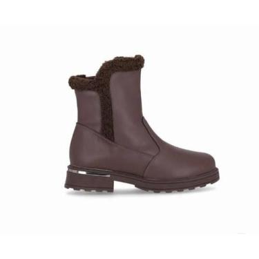 Imagem de Bota feminina piccadilly cano curto, Fendi, Areia, 35
