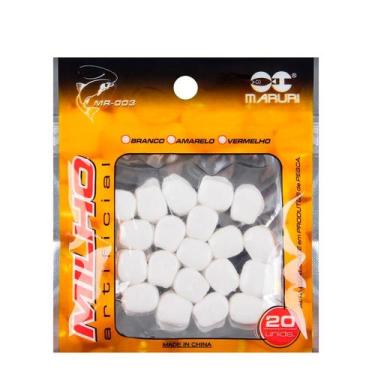 Imagem de Isca Artificial Milho de PVC Branco - Maruri
