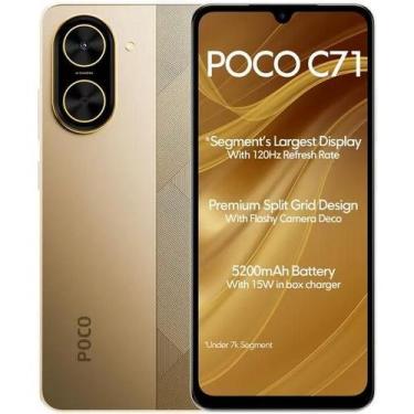 Imagem de Celular C71 128GB Tela Grande 6.88 4GB RAM 32MP Dual Chip Bateria Fort