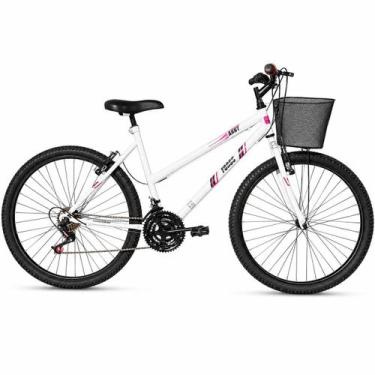 Imagem de Bicicleta Feminina Aro 26 Passeio 18 Marchas Com Cestinha - Forss, Bra
