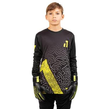 Imagem de Camisa de Goleiro Infantil N1 - N1 Goalkeeper, Amarelo, 12