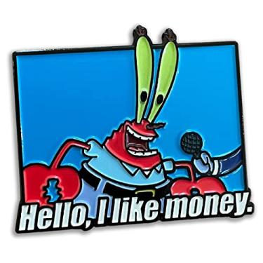 Imagem de Mr. Krabs Likes Money. - Bob Esponja Broche esmaltado colecionável