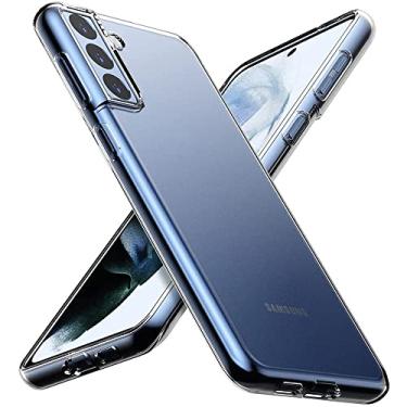 Imagem de Capa de telefone de silicone ultrafina para Samsung Galaxy S21 S20 Fe Ultra S10 S9 S8 Plus Lite Capa traseira completa macia transparente, transparente, para S21 FE