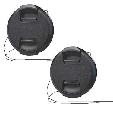 Imagem de Tampa de lente compatível com câmera Canon EOS SL3 Rebel T8i com lente EF-S 18-55 mm, para câmera Fuji X-T4 X-T3 com lente XF 18-55 mm f/2.8-4, capa para lente Fire Rock de segunda geração Snap-On de