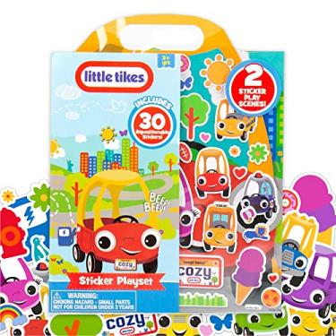 Imagem de Little Tikes Conjunto de adesivos – Adesivos de carro e caminhão – Conjunto de adesivos reposicionáveis para crianças a partir de 3 anos