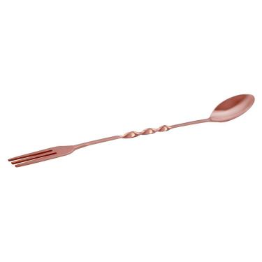 Imagem de Colher Bailarina para Bar Dynasty em Aço Inox Cobre - 35 cm