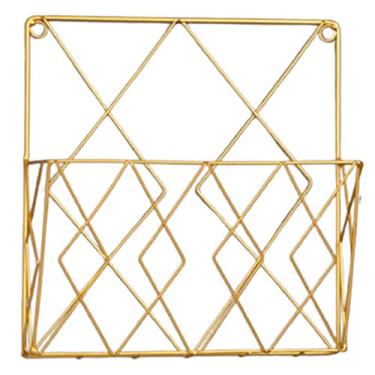 Imagem de Organizadores Para Pendurar Na Porta Suporte De Arquivo De Montagem Na Parede Rack De Armazenamento De Jornal Cesta Suspensa De Metal Pendurado Banca De Jornal Escritório