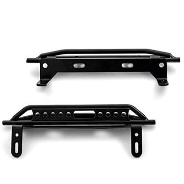 Imagem de Galori Estribos de Degrau Substituição da placa de estribos do degrau do pedal lateral de metal para TRAX4 1/10 Acessórios do corpo da esteira de controle remoto (preto)
