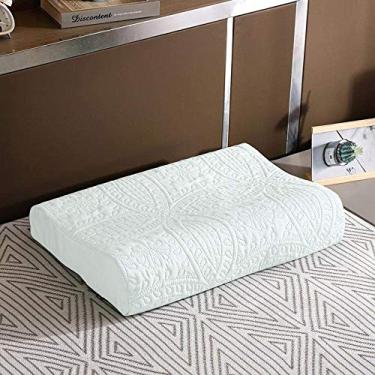 Imagem de Roupa de Cama Par de Fronha 100% Algodão Egípcio, Capa de Almofada de Óleo com cabeça de memória em látex impermeável red_30 * 50, Conjunto de Fronha de Seda com 2