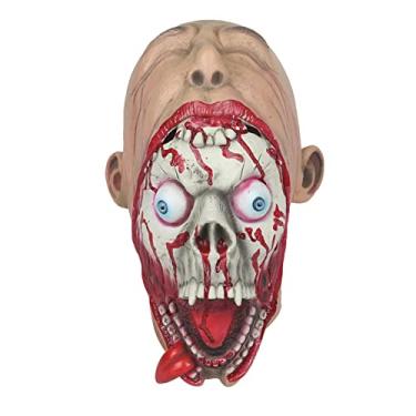 Imagem de Screaming Corpse Mask Halloween Costume Horror Bloody Skull Latex Mask Evil Scary Zombie Rubber Mask, Scary Ghoulish Latex Mask Halloween Cosplay Party Decorations small gift