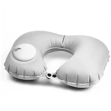 Imagem de TIDTALEO 2 Unidades travesseiro inflável travesseiro de pescoço de viagem travesseiro de avião travesseiro de apoio para pescoço Almofada de pescoço protetor de pescoço encosto de cabeça