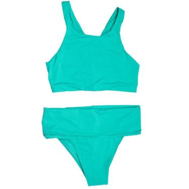 Imagem de Biquini Dupla Face Ajustável Amarração Proteção Solar UV50