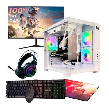 Imagem de PC GAMER COMPLETO RYZEN 5 5600GT, 16GB 3200MHZ (RADEON VEGA 7), SSD 480GB M.2, 500W 80 PLUS, MONITOR 24" 100HZ - NLI87598