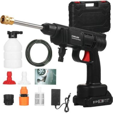 Imagem de Lavadora Para Carro Moto Faxina Jardins Jato De Alta Pressão Recarregá