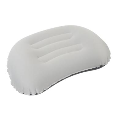 Imagem de Almofada Inflável, Almofada de Suporte Portátil Dobrável, Almofada de Suporte Lombar Portátil Leve Com Firmeza Ajustável para Conforto Em Aviões, Trens, Escritórios, Viagens