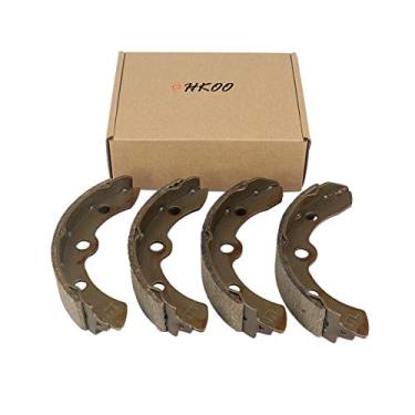 Imagem de HKOO Sapatos de freio para carrinho de golfe Sapatos de freio para carrinho de golfe (2 dianteiros, 2 traseiros) serve para carros Club Car (1995-up) DS e Precedent Golf Cart 1018232-01 EZGO e modelos