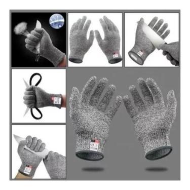Imagem de Luva Proteção Anti-corte Profissional Resistente Segurança - Império