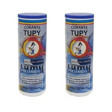 Imagem de 02 Corante Lumy Fluorescente p/ Poliamida 45g Corante Tupy, Azul Saphi