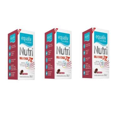 Imagem de Kit 03 Suplemento Nutri Imunidade A-Z 30 Cps - Equaliv