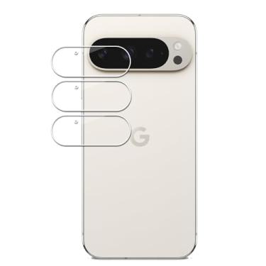 Imagem de Pacote com 3 protetores de lente de câmera de vidro temperado para Google Pixel 9 Pro (5G)