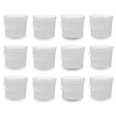 Imagem de Balde Praia 1.8L Branco 12 Pçs