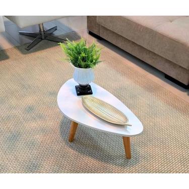 Imagem de Mesa de Centro Orgânica Paris White - Demoglass