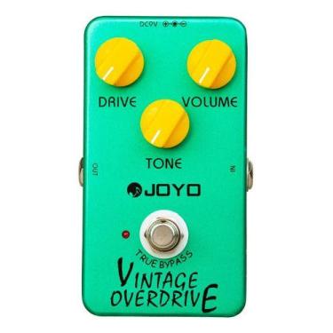 Imagem de pedal de ef3170 joyo vintage overdrive jf-01  verde - Pool, Padrão