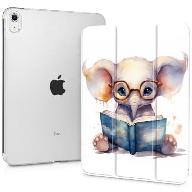 Imagem de Tuiklol Capa para iPad de 11 polegadas A16 2025 geração 11ª / iPad 11 polegadas 2022 10ª geração, suporte para lápis embutido com capa à prova de choque PC capa traseira transparente transparente auto