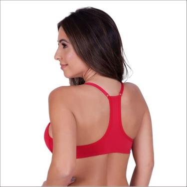 Imagem de Sutiã Nadador com Aro Plástico Feminino Clamar em Microfibra - 2273, G