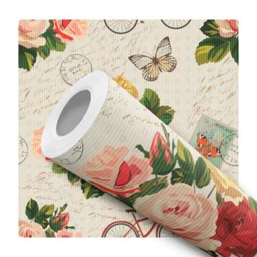 Imagem de Papel de Parede Adesivo Formas Geométricas Preto e Dourado Elegante Mo