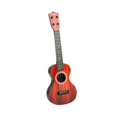Imagem de YIJU Guitar Musical Toy Kids Ukulele Instrumento musical clássico, educacional, mini guitarra para crianças Presentes de pré -escolares , Vermelho