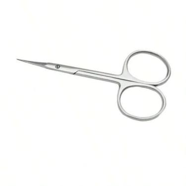 Imagem de Tesoura De Manicure De Aço Inoxidável Profissional Cutícula Removedor 