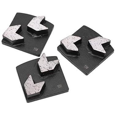 Imagem de Bloco de Moagem de Diamante Bloco de Polimento Preto 3pcs Duráveis ​​para Concreto de Cimento