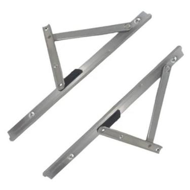 Imagem de Braço Articulado Maxim Ar 320mm Alumínio Branco Para Vitrô Madeira e A