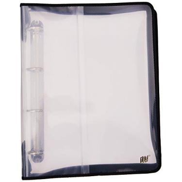 Imagem de Fichário 4 Argolas, Oficio, Yes, R4ZSPT, com Zíper, Preto