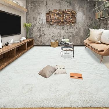 Imagem de Tepook Tapetes de área 7 x 10 para sala de estar, tapetes macios super macios para quarto, tapetes felpudos modernos para crianças, tapete felpudo de pelúcia para decoração de casa de berçário com