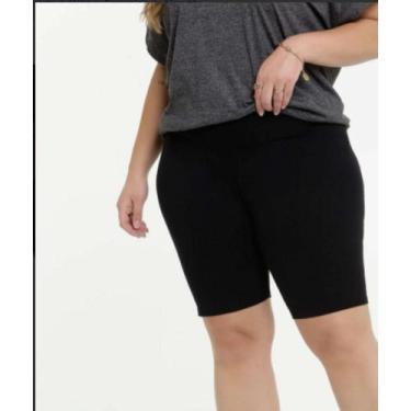 Imagem de Bermuda Plus Size Cós Modelador Alta Compressão Suplex Oferta - Wild, 