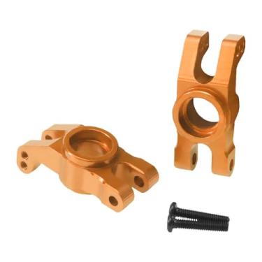Imagem de JunZheHub 2 Peças 1:14 RC Carro Cubo Da Roda Traseira Substituir Acessórios Brinquedos Hobby Conjunto de Direção Peça de Atualização para 14211 RC Carro Caminhã, Ouro
