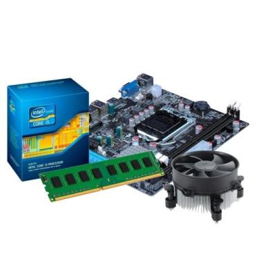 Imagem de Kit Intel Core i5 3.2ghz + Placa Mãe H55 + 8gb de memória + Cooler - C