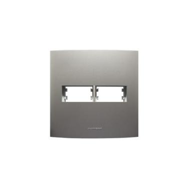 Imagem de Placa 4x4 2 Módulos Inova Pro Class Titanium 85580 Alumbra