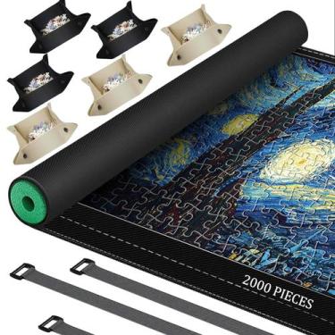 Imagem de Puzzle Mat Roll Up Rubber 2000 1500 1000 peças para adultos - Pohxev
