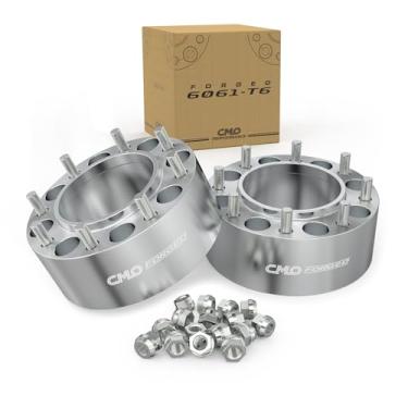 Imagem de Customadeonly 2 peças de espaçadores de roda centralizada de cubo de 3" (75 mm) parafuso patter 8x170 compatível apenas com modelo de roda traseira única Excursion F250 F350 Superduty - apenas para eixo dianteiro