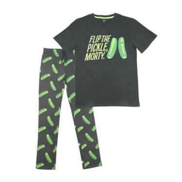 Imagem de Pijamas Boy Pickle Black Rick And Morty - Lightbek Official Store