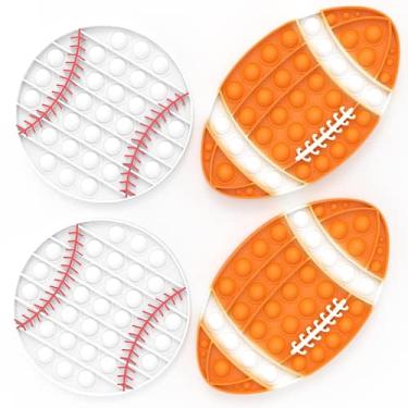 Imagem de Conjunto sensorial pop Fidget Toy Mouom, pacote com 4 unidades, estilo